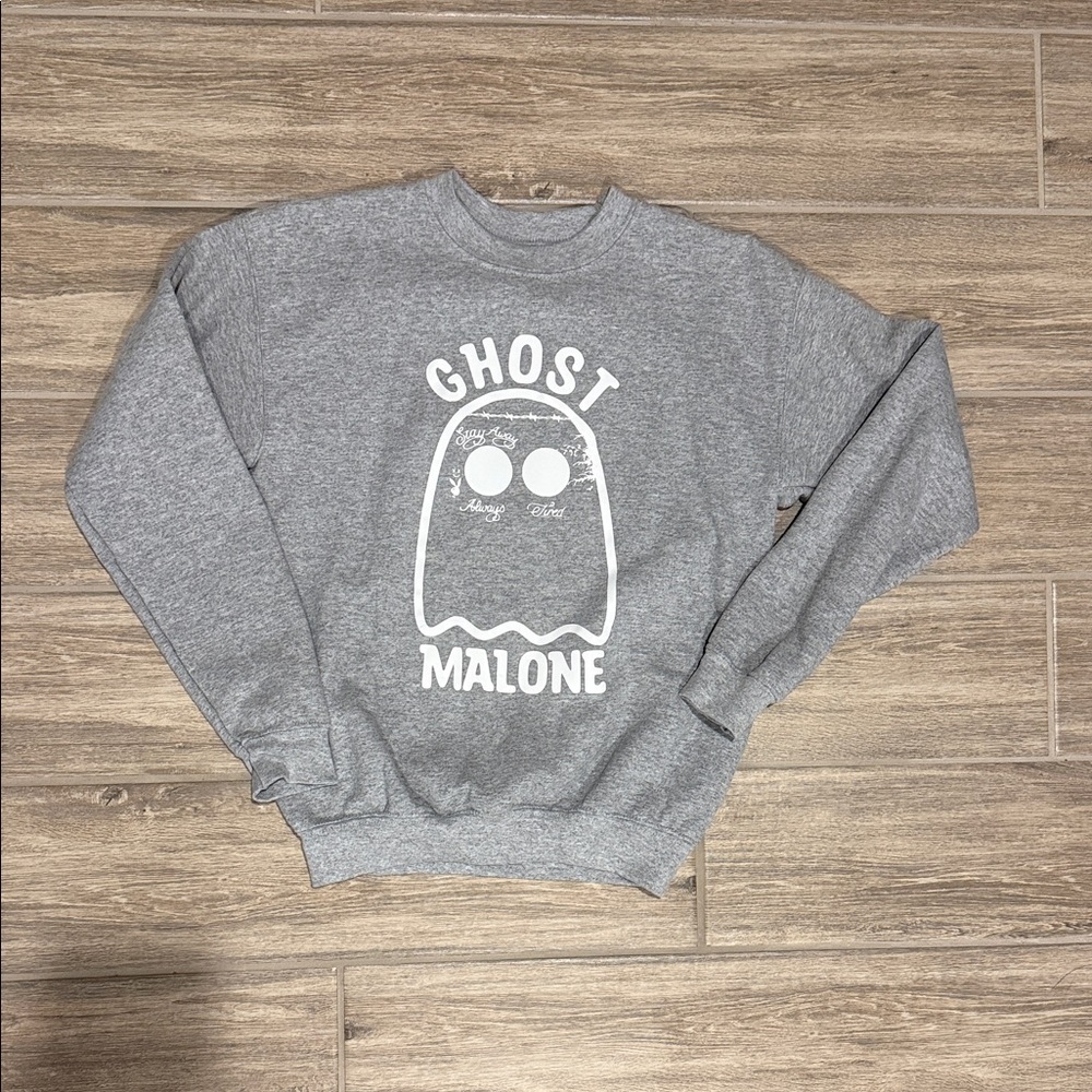 Ghost Malone Gray Sweater